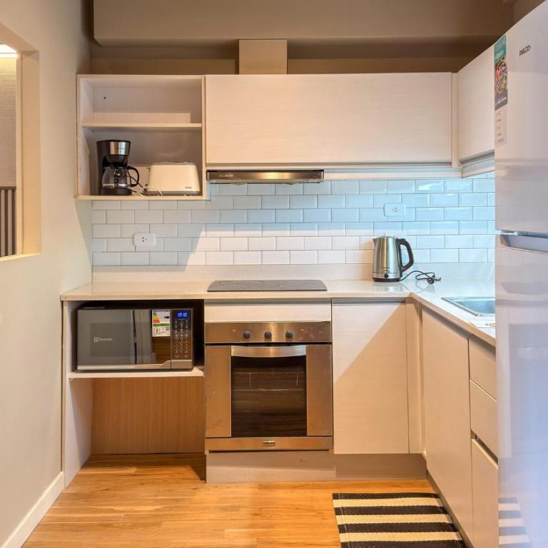 Depto premium en Palermo con balcón, pileta, gym - Apartamento de 1 dormitorio - 42