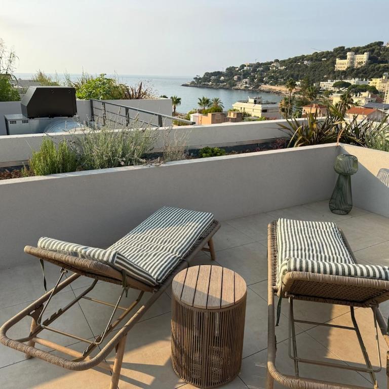 Penthouse des Orchidées-Sea View Top floor Living - Appartement 2 Chambres - 16