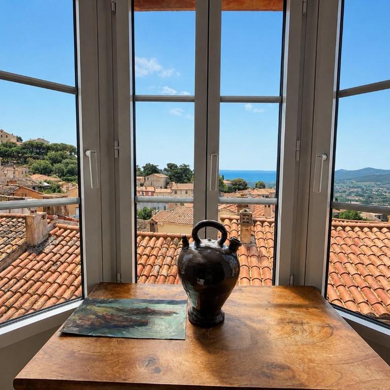 Au Levant, Maison de village de charme, vue mer - Maison 4 Chambres - 6