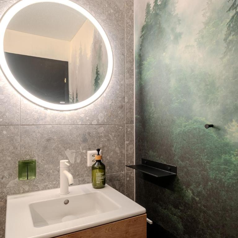 Freestyle Alpine Design-Studios - Pool, Parking & Balcony in Center Laax by BlueHills Vacations - Studio-Apartment mit Balkon - 7
