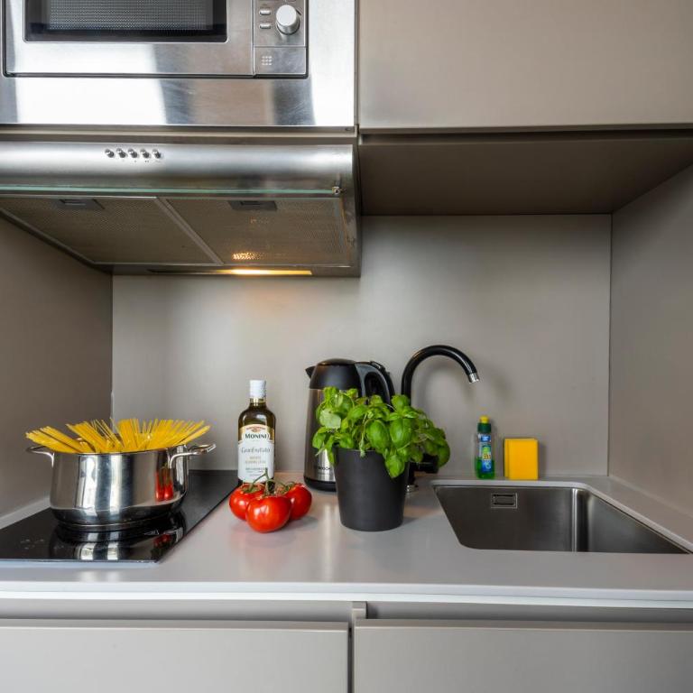 Brera Serviced Apartments Munich Schwabing - Apartment L - King bed and terrace - 11