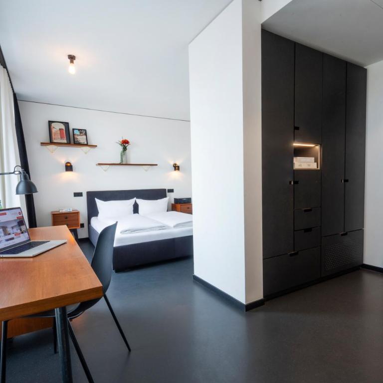 Brera Serviced Apartments Munich Schwabing - Apartment L - King bed and terrace - 7