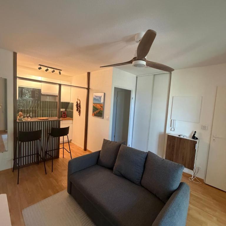 Le sporting, T2 avec clim, parking, piscine - Appartement 1 Chambre - 3