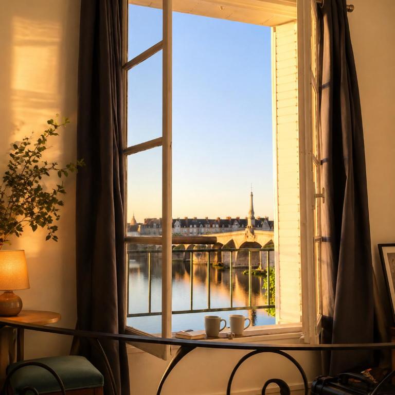 Les lumières de la Loire - CLIM- 6Pers - River view - Appartement avec Balcon - 27