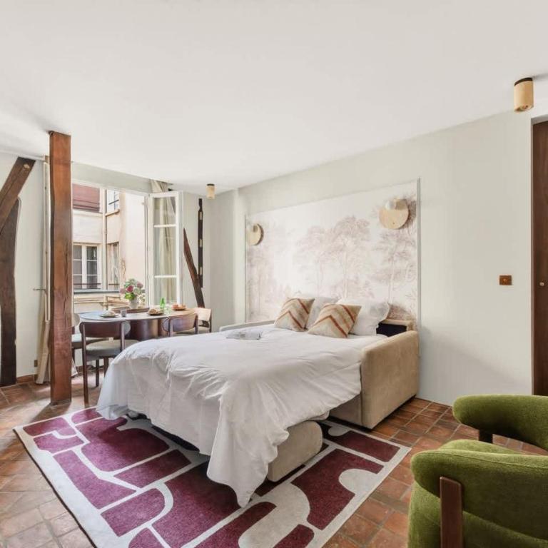 Charmant 4 couchages Marais - Place des Vosges - Apartment - 4