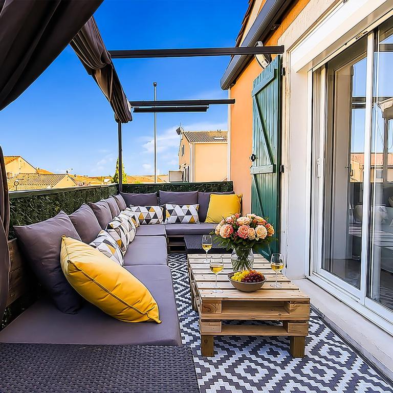 Pool, beach, terrace & sports - Appartement 3 Chambres - 8