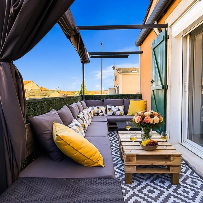 Pool, beach, terrace & sports - Appartement 3 Chambres - 11