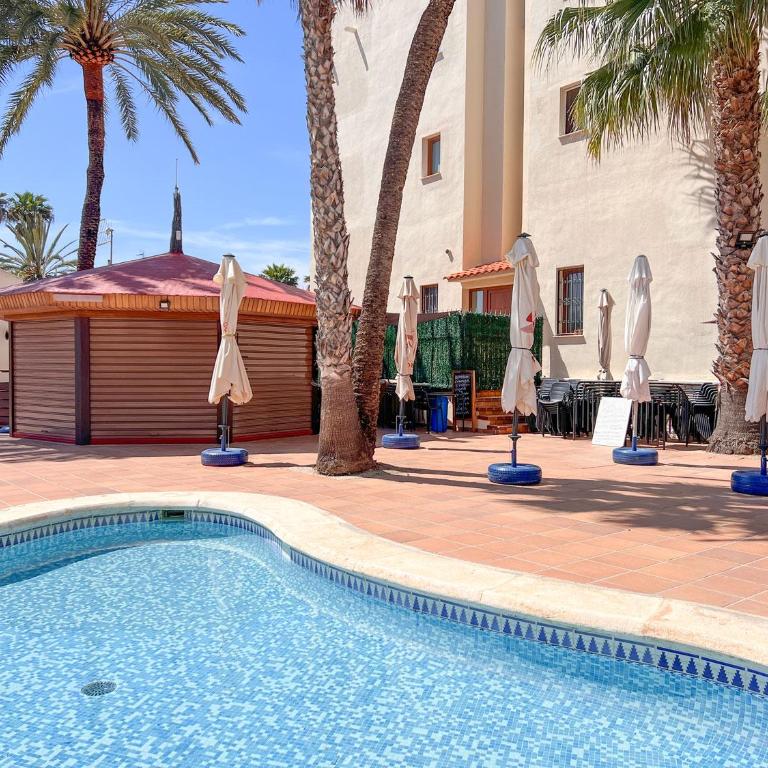Estudio con piscina cerca de la playa en Denia - Apartment mit 1 Schlafzimmer - 50
