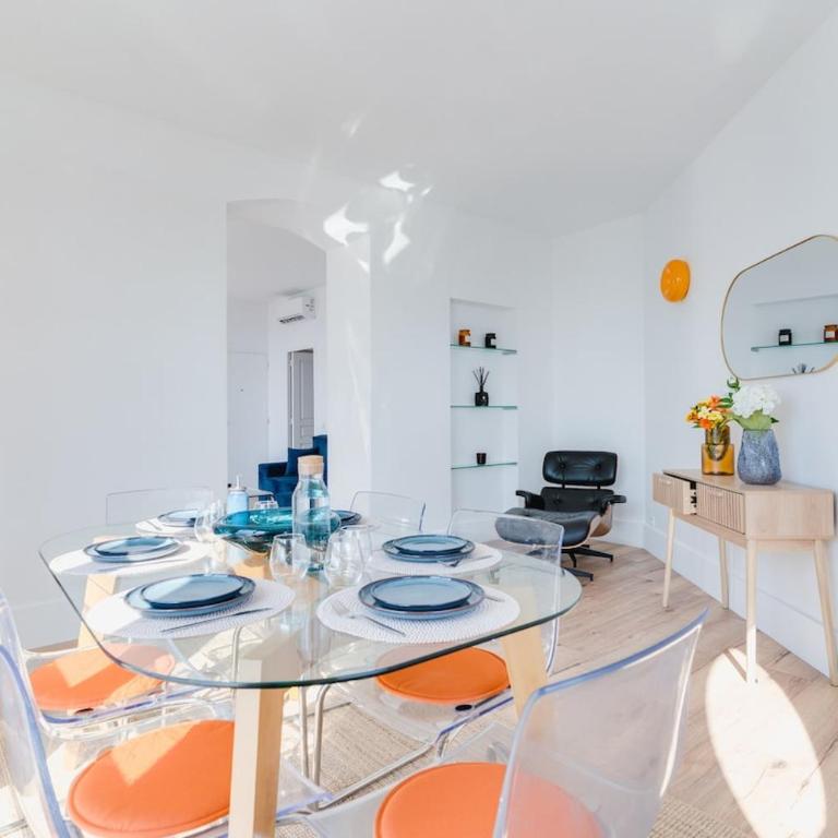 Appartment T3 Corniche Kennedy - Front Mer - Vallon - Apartment mit 2 Schlafzimmern und Meerblick - 6