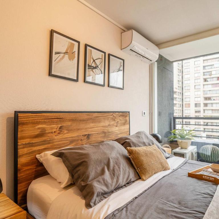 HOM I Santiago Cálido Wifi Terraza Calefactor - Apartment - 15