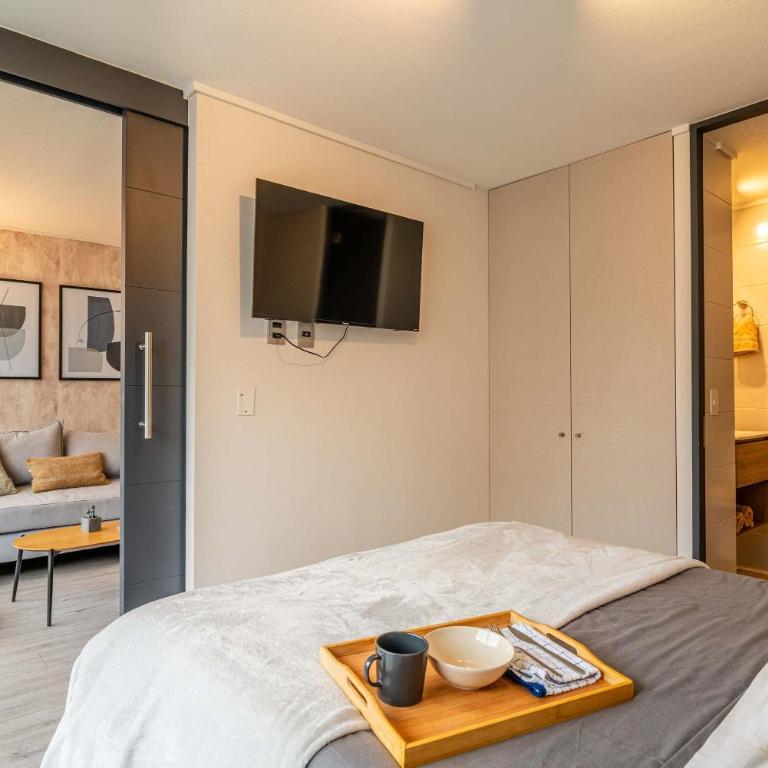 HOM I Santiago Cálido Wifi Terraza Calefactor - Apartment - 26