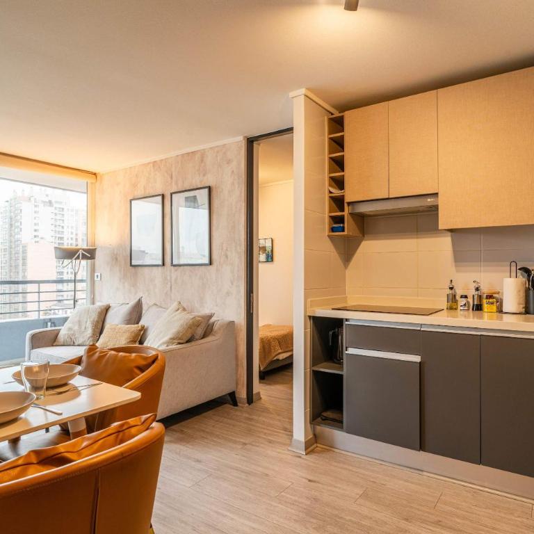 HOM I Santiago Cálido Wifi Terraza Calefactor - Apartment - 35