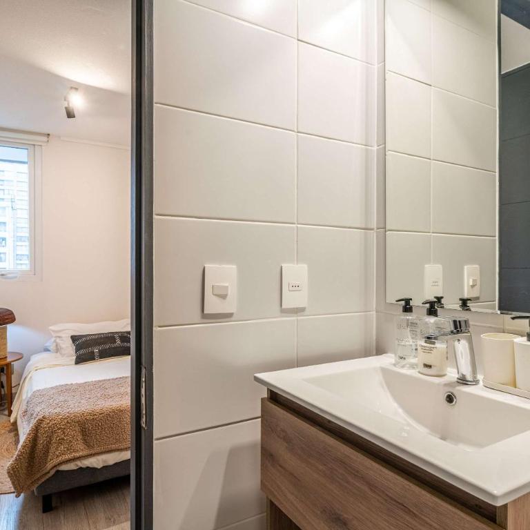 HOM I Santiago Cálido Wifi Terraza Calefactor - Apartment - 36