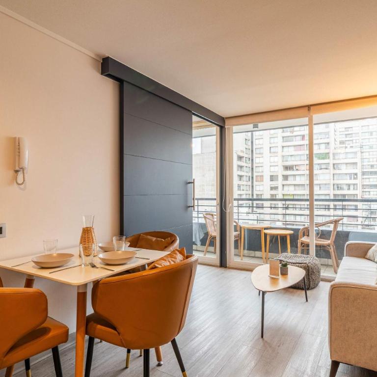 HOM I Santiago Cálido Wifi Terraza Calefactor - Apartment - 39