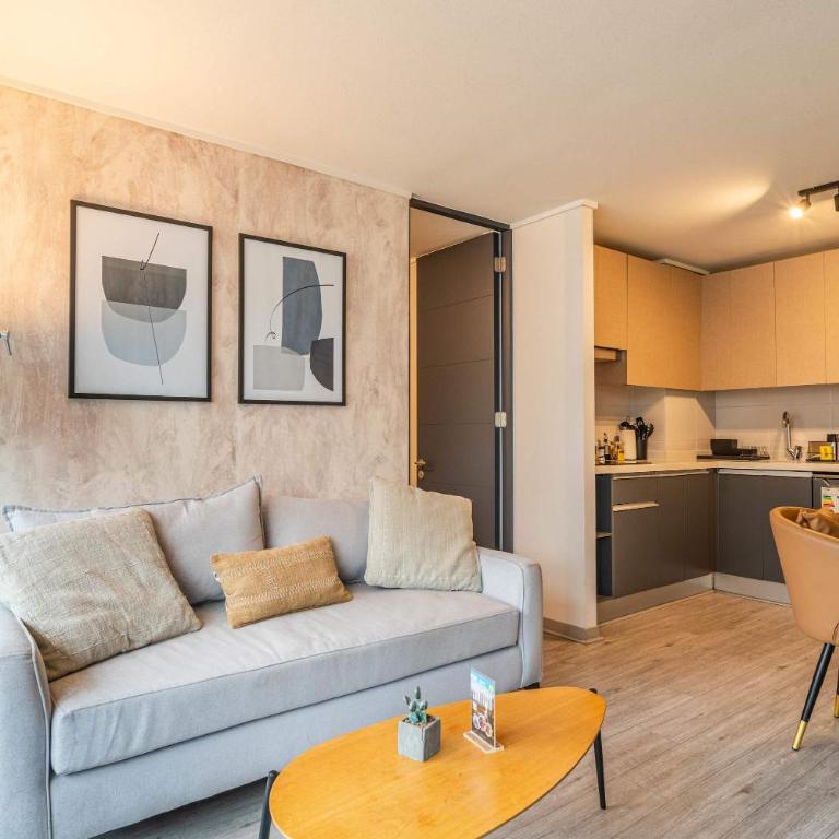 HOM I Santiago Cálido Wifi Terraza Calefactor - Apartment - 41