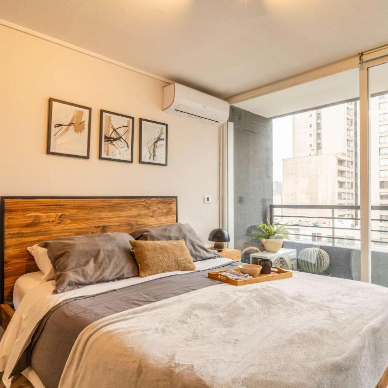 HOM I Santiago Cálido Wifi Terraza Calefactor - Apartment - 46