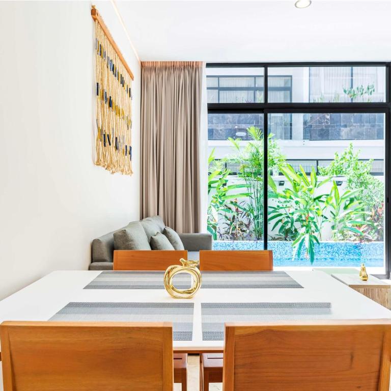 Stylish Sexy 1 Bd W/ Private Pool & Rooftop Pool - Apartment mit 1 Schlafzimmer - 12