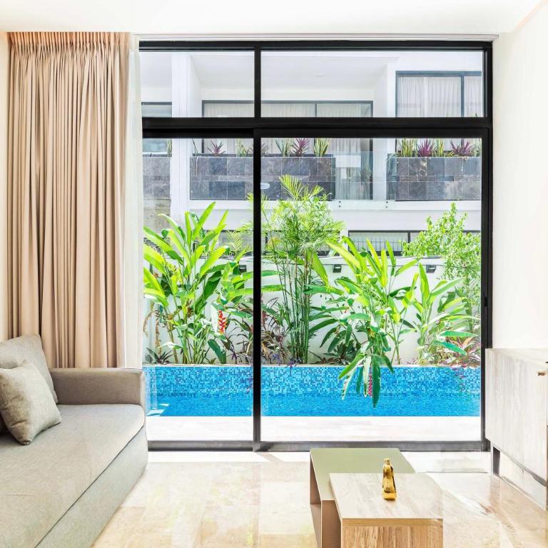 Stylish Sexy 1 Bd W/ Private Pool & Rooftop Pool - Apartment mit 1 Schlafzimmer - 13