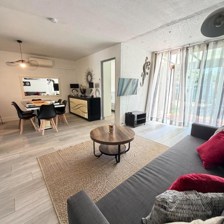 T2 Grau du Roi avec Clim Jardin Privatif & Parking - Apartamento de 1 dormitorio - 1