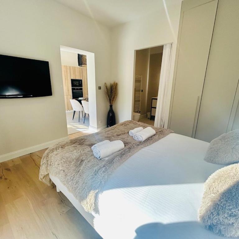 Magnifique appartement 2 personnes 5minpiedplage terrasse parking clim - Apartment mit 1 Schlafzimmer - 8