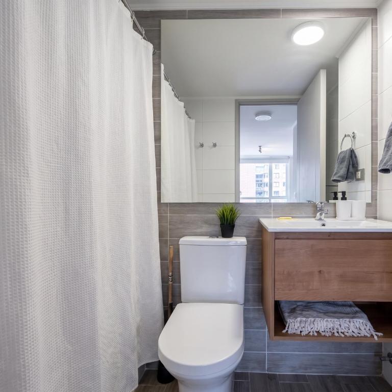 1D1B Cerca del Movistar Arena y frente al Club Hipico - One-Bedroom Apartment - 16