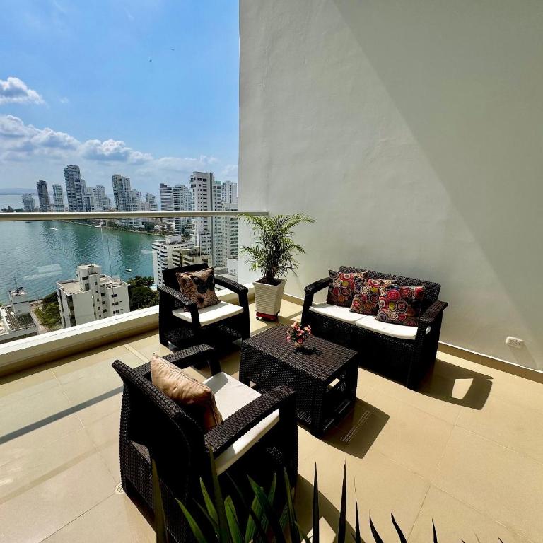 Apartamento 1 Dormitorio Bocagrande. Vista Panorámica Mar - Apartamento - 15
