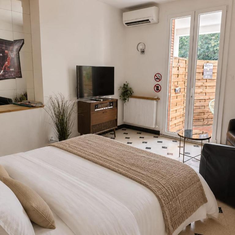 Le laurier rose, Clim, Terrasse, Tram à 1 min, Centre à pied - Apartment mit 1 Schlafzimmer - 1