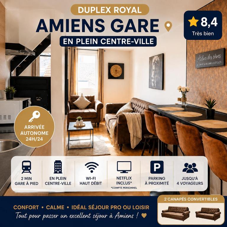 Duplex Royal AmiensGare - One-Bedroom Apartment - 2