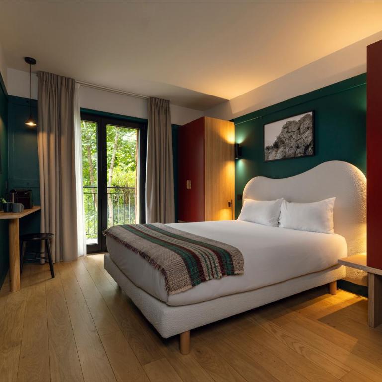 Hôtel Restaurant la Couronne - Chambre Double - Accessible aux Personnes à Mobilité Réduite - 3