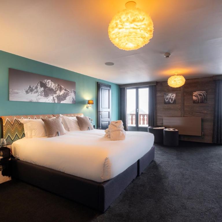 Hotel Farinet - Chambre Double ou Lits Jumeaux Supérieure avec Balcon - 6
