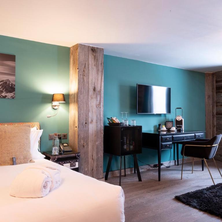 Hotel Farinet - Chambre Double ou Lits Jumeaux Supérieure - 1