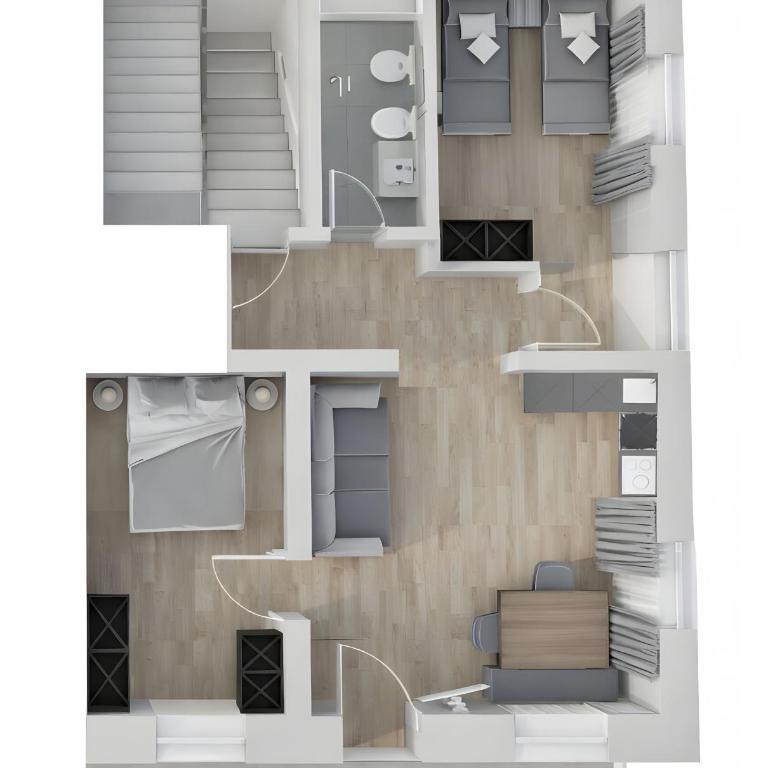 New Opening Apartments Verena - Appartamento Deluxe con 2 Camere da Letto e Vista Giardino - 26