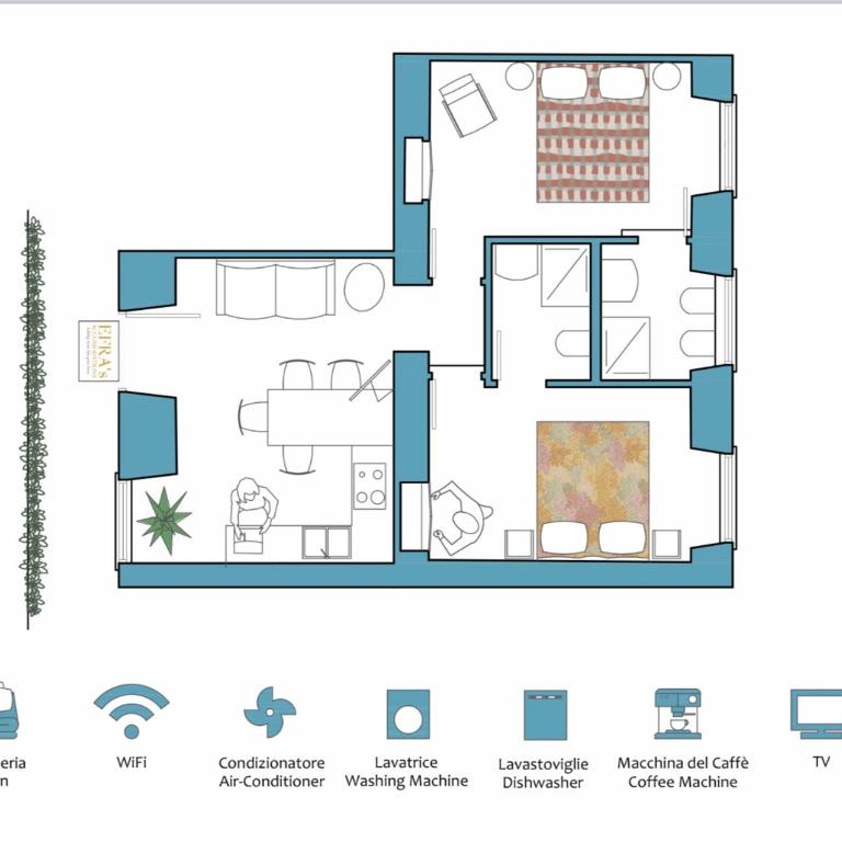 La Rosa di San Giovanni - Two-Bedroom Apartment - 11
