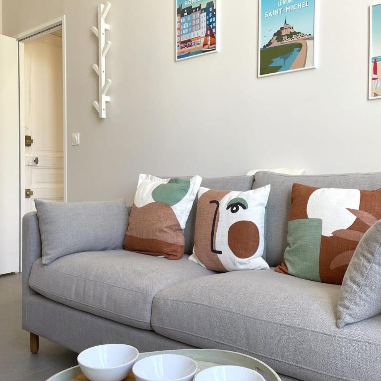 Les Petites Normandes - Accès direct plage - Apartment - 14