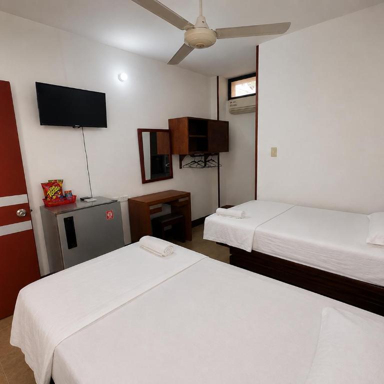 Hotel MAR&ANA - Habitación Doble - 2 camas - 2