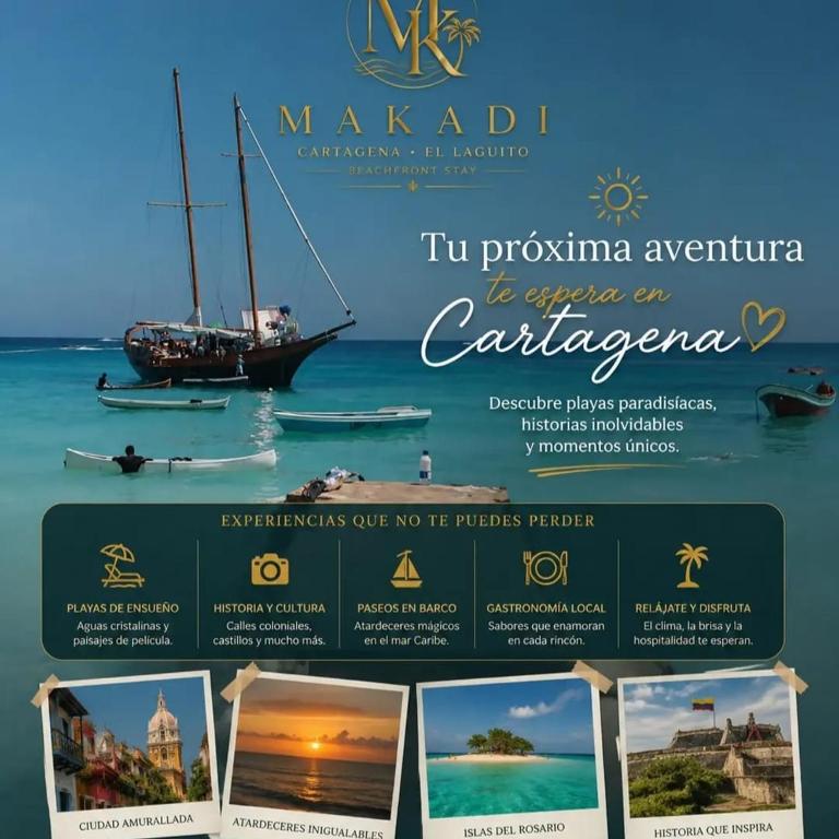 MAKADI Cartagena Beach Escape - Apartamento de 1 dormitorio - 55