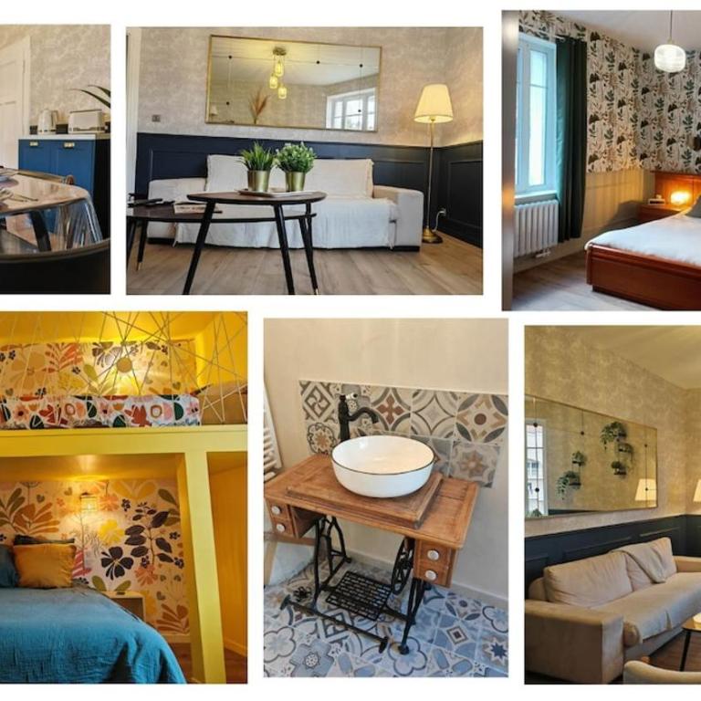 Le Vintage 4 étoiles L'Atelier 4 étoiles La Cabane 3 étoiles, 3 Appartements dans le même immeuble jusqu'à 14 personnes - Appartement Deluxe - 66