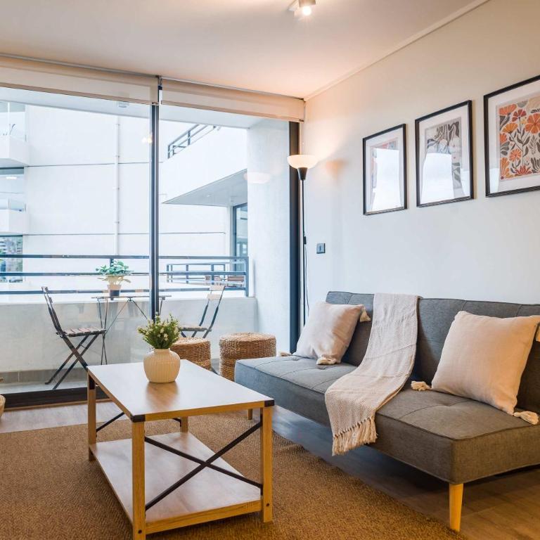 Bright Las Condes Apt Pool & Gym for 3 Guests - Apartamento - 1