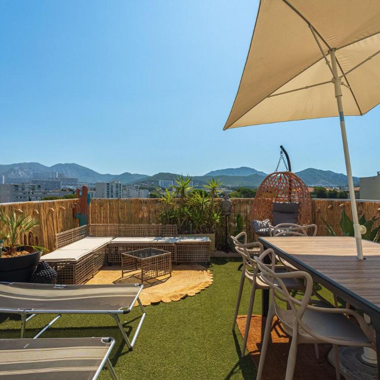 Lou Cigaloun - Rooftop panoramique près des plages - Apartment - 16