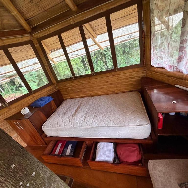 Casa del árbol - zona para acampar - Habitación Doble con vistas al jardín - 1 o 2 camas - 3