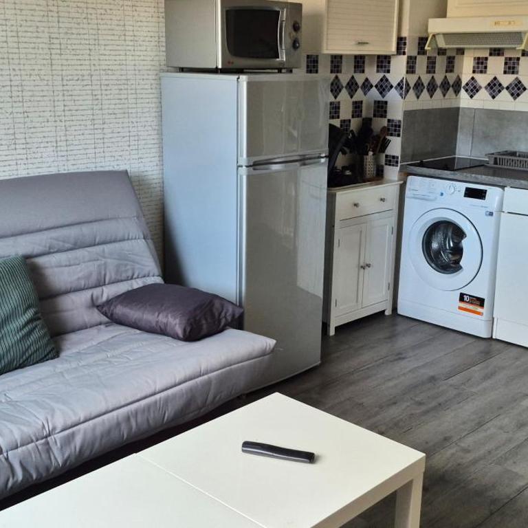 Asphodèle, Joli studio avec parking, 2 pas des plages et du Port - Appartement 1 Chambre - 5