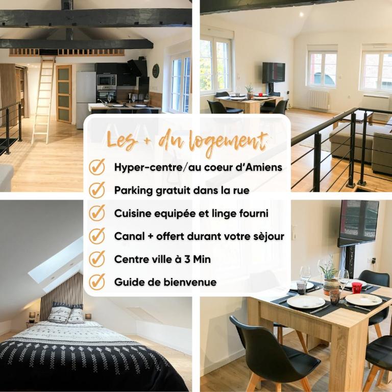 Loft lumineux Hyper-centre - Canal plus - TV Connectée - Apartment mit 1 Schlafzimmer - 9