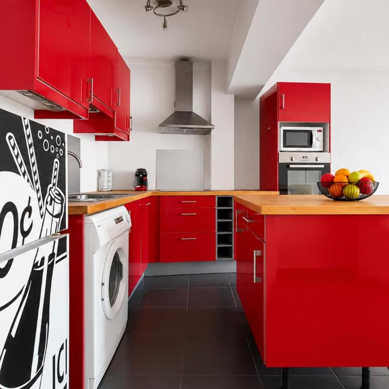 Grand T4 Balcon Proche Aéroport Lyon - Apartamento de 3 dormitorios - 12