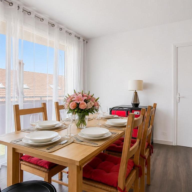 Grand T4 Balcon Proche Aéroport Lyon - Apartamento de 3 dormitorios - 21
