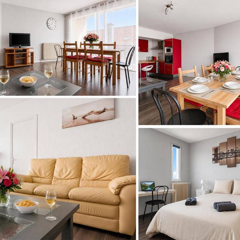 Grand T4 Balcon Proche Aéroport Lyon - Apartamento de 3 dormitorios - 7