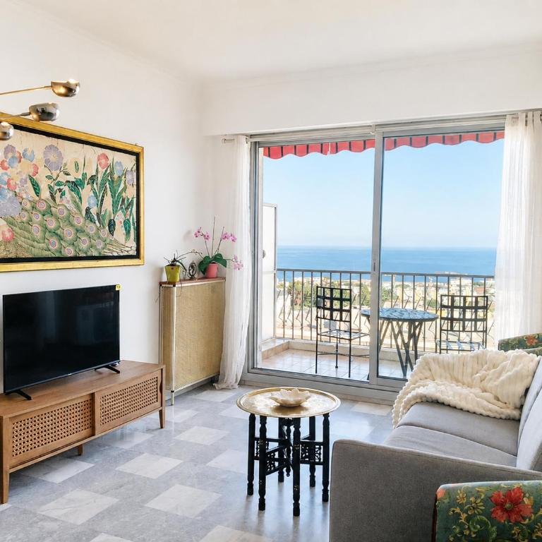 Vue mer panoramique - Clim - Piscine - Parking - One-Bedroom Apartment - 2