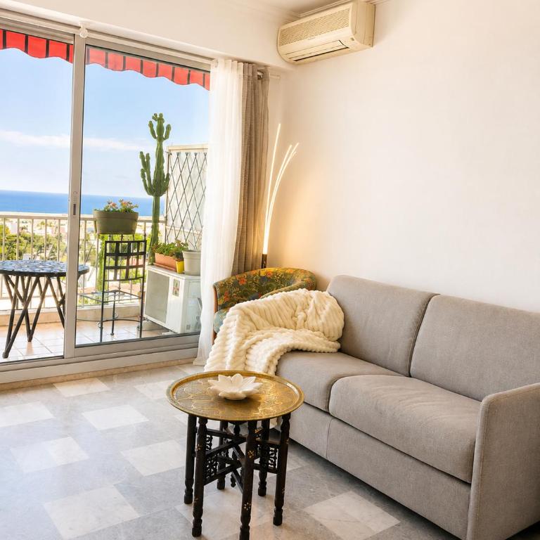 Vue mer panoramique - Clim - Piscine - Parking - One-Bedroom Apartment - 8