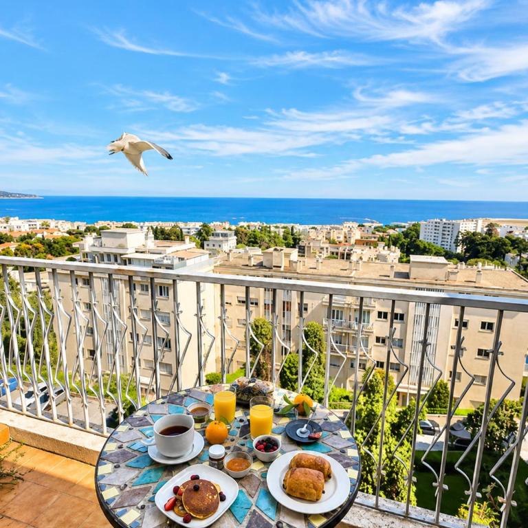 Vue mer panoramique - Clim - Piscine - Parking - One-Bedroom Apartment - 13