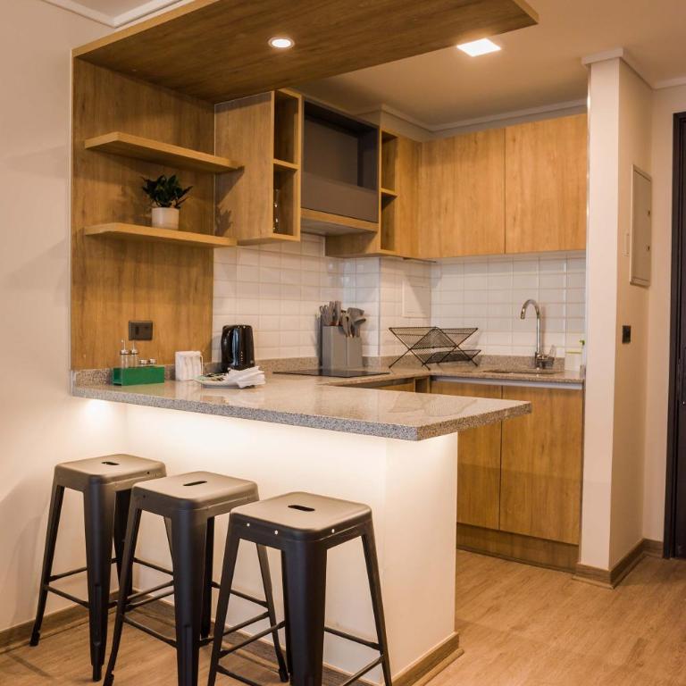 Bright Las Condes Apt Pool & Gym for 3 Guests - Apartamento - 20