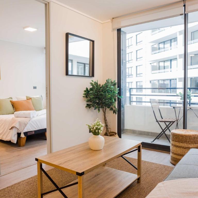 Bright Las Condes Apt Pool & Gym for 3 Guests - Apartamento - 28